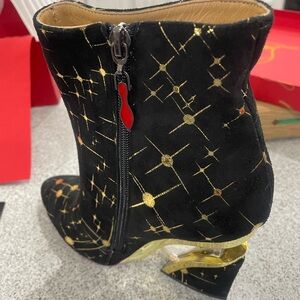 Christian Louboutin Yacht Spikes Flat Calf Boots